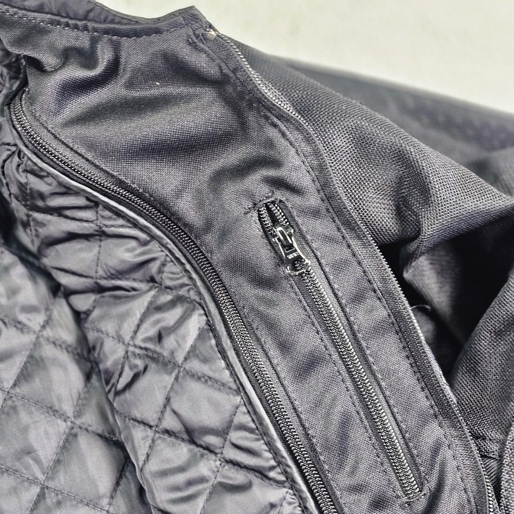 Icon Jacket Mens 3XL Black Hooligan 2 Stealth Motorcycle Textile Padded Armor - Picture 8 of 16